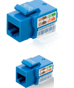 122-21P090X Norden Category 5e  UTP Keystone Jack 90D