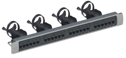 760152587 COMMSCOPE Category 6A U/UTP Patch Panel, 24 port