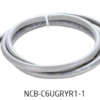 NCB-6AUGRYR1-1 Dlink Cat6A 10G UTP 24 AWG  PVC Round Patch Cord - 1m - Grey Colour