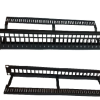 TL-PNC6UT24 TECHLOGIKS- 24 Ports 01U 19Inch Unloaded Patch Panel with Rear Cable Management