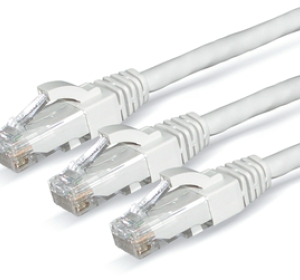 309021 Datwyler Cat 6 ,RJ45 PC, 1m, UTP PVC Grey